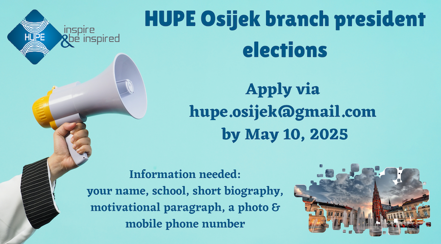 HUPE Osijek branch presidnet elections info
