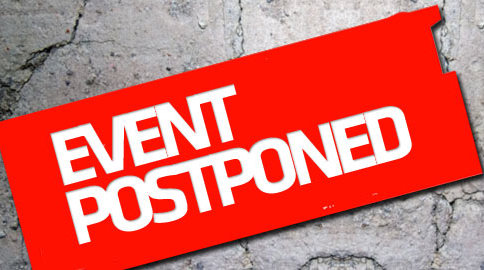 Event postponed2